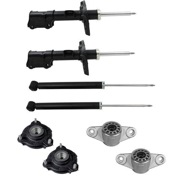 Kit Original Amortiguadores y Bases Hyundai Elantra (Sexta generación) (GLS, GLS Premium, Tech) 2017-2020 8 Piezas Delanteros y Traseros