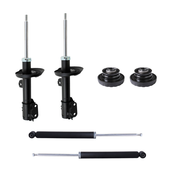 Kit de 4 Amortiguadores + Bases Delantera Spark 2016 al 2021