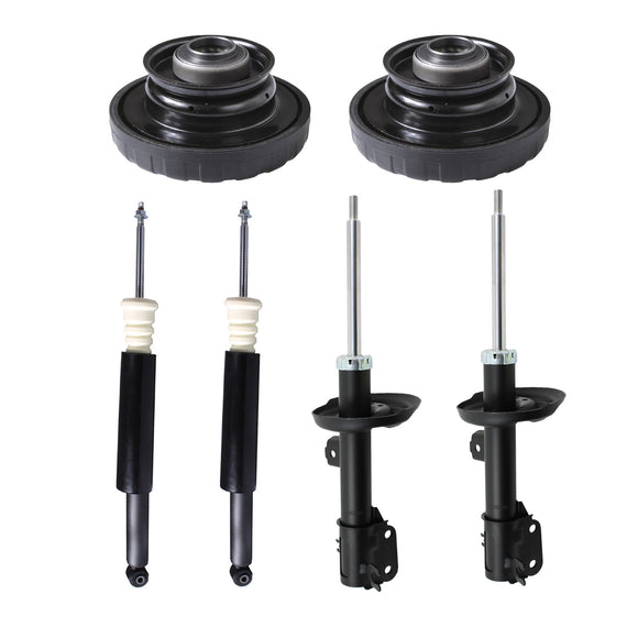 Kit de 4 Amortiguadores + Bases Delantera Spark 2016 al 2021