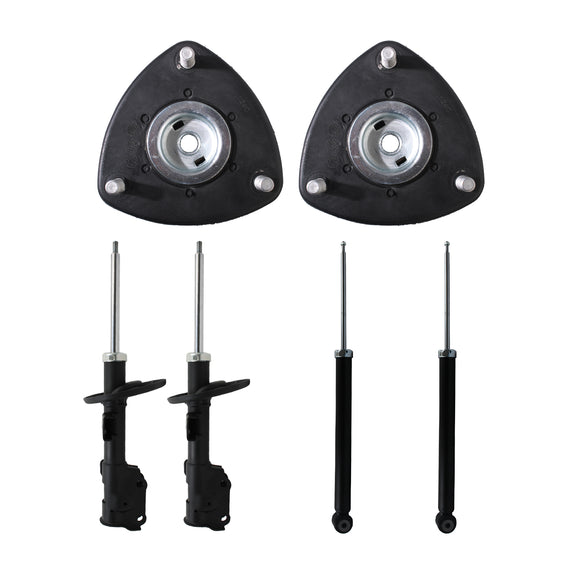 Kit 4 Amortiguadores y Bases Delantero Mazda 3 2014 al 2018
