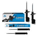 Amortiguadores Originales AG Shock Ford Fusion (Excepto Rin 19") 2013-2020 Delanteros y Traseros-1