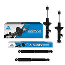 Amortiguadores Originales AG Shock Toyota Hilux (Suspensión MC Pherson) 2012-2015 Delanteros y Traseros-1