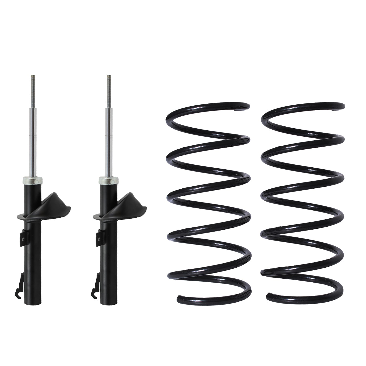 Kit Original Resortes y Amortiguadores Ford Fiesta Ikon 98-08 Delanteros Kit 4 Piezas
