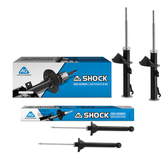Amortiguadores Originales AG Shock Ford Fiesta Ikon 1998-2011 Kit 4 Piezas