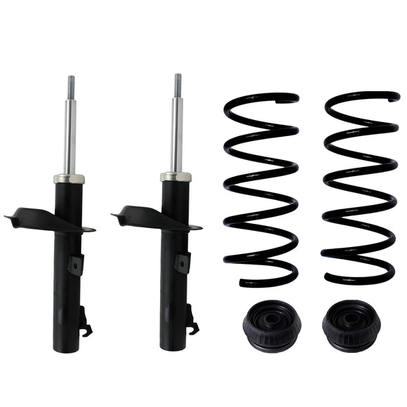 Kit Original Resortes, Amortiguadores y Bases Ford Ka 01-08 Delanteros Kit 6 Piezas