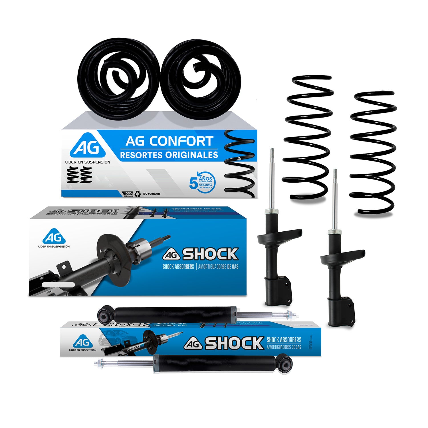 Kit Original Resortes y Amortiguadores Renault Clio 02-10