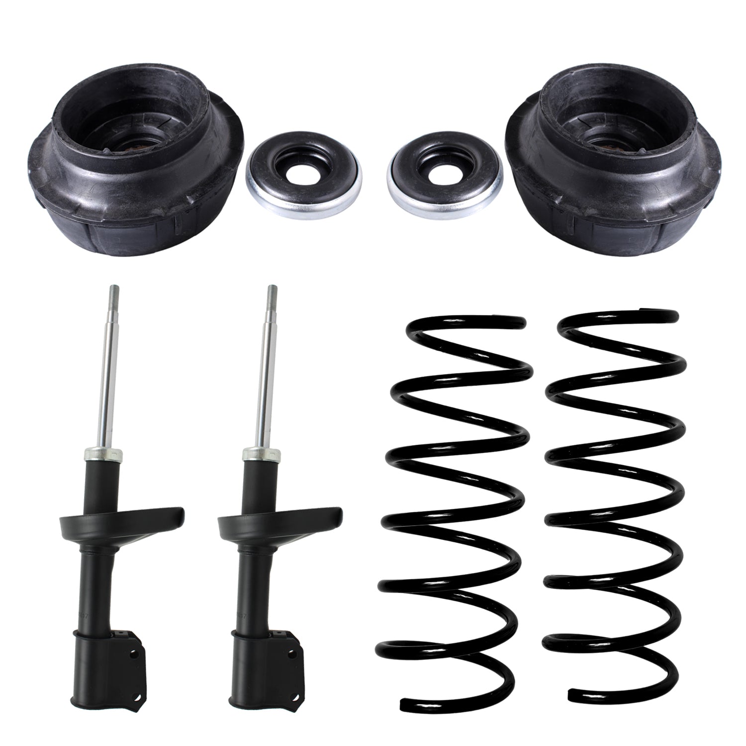 Kit Original Resortes, Amortiguadores y Bases Renault Clio 02-10 Del Kit X6