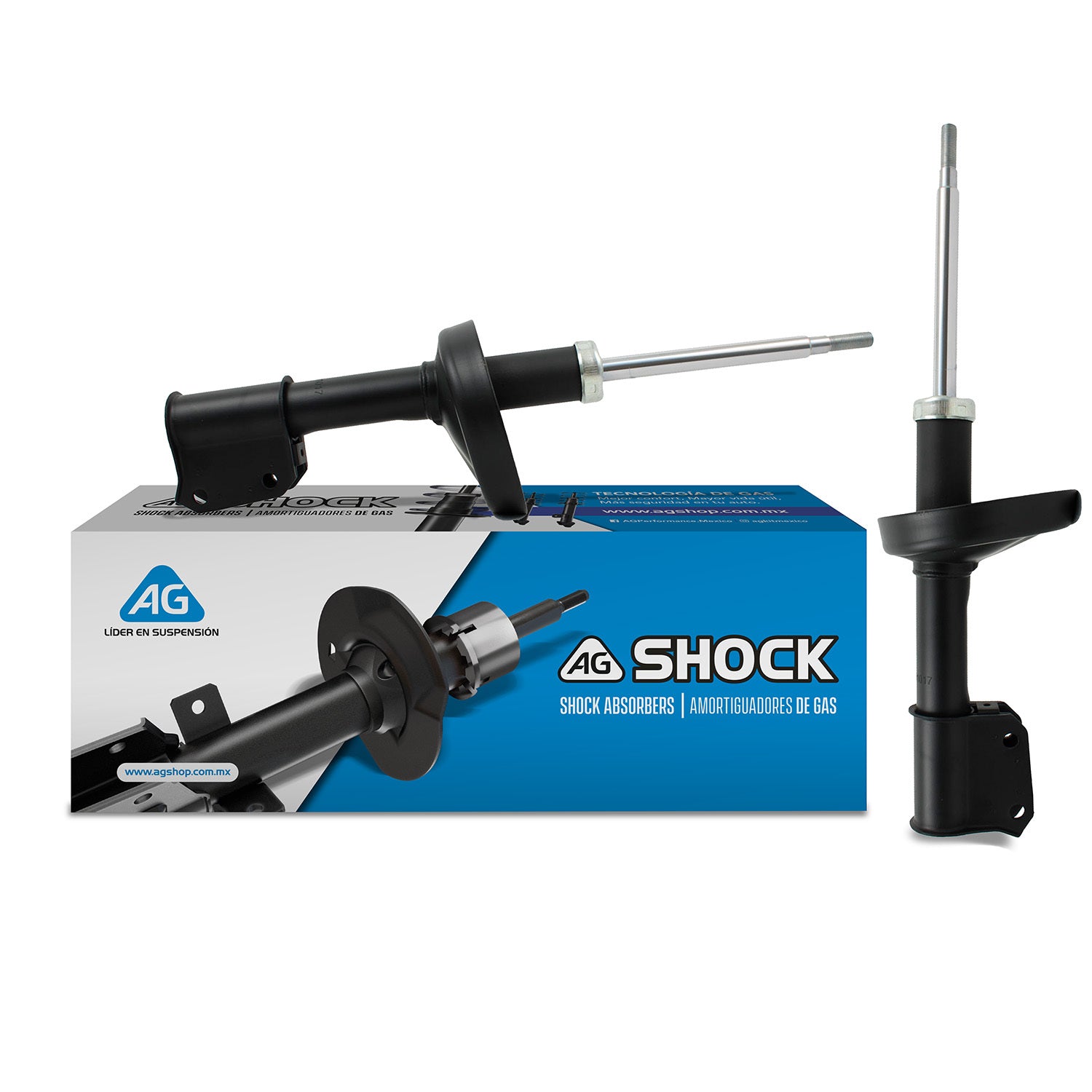 Amortiguadores Originales Ag Shock Renault Clio 02-10 Par Delantero
