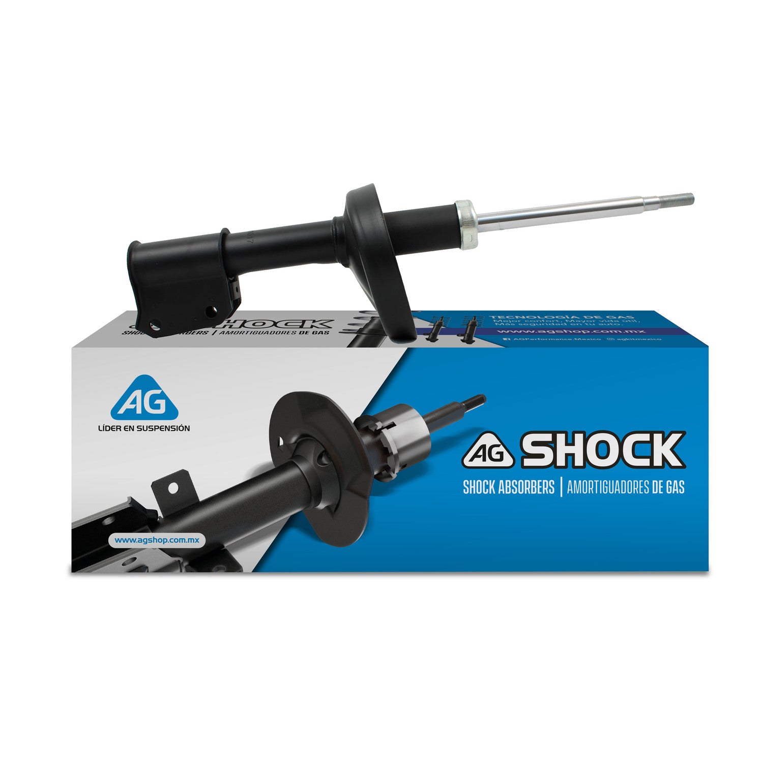 Amortiguador Original Ag Shock Nissan Platina 2002-2010 Delantero Izquierdo