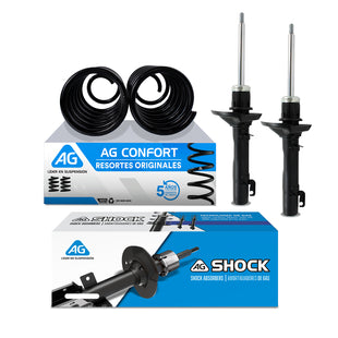 Kit Original Resortes y Amortiguadores Seat Toledo 01-05 Delanteros Kit 4 Piezas