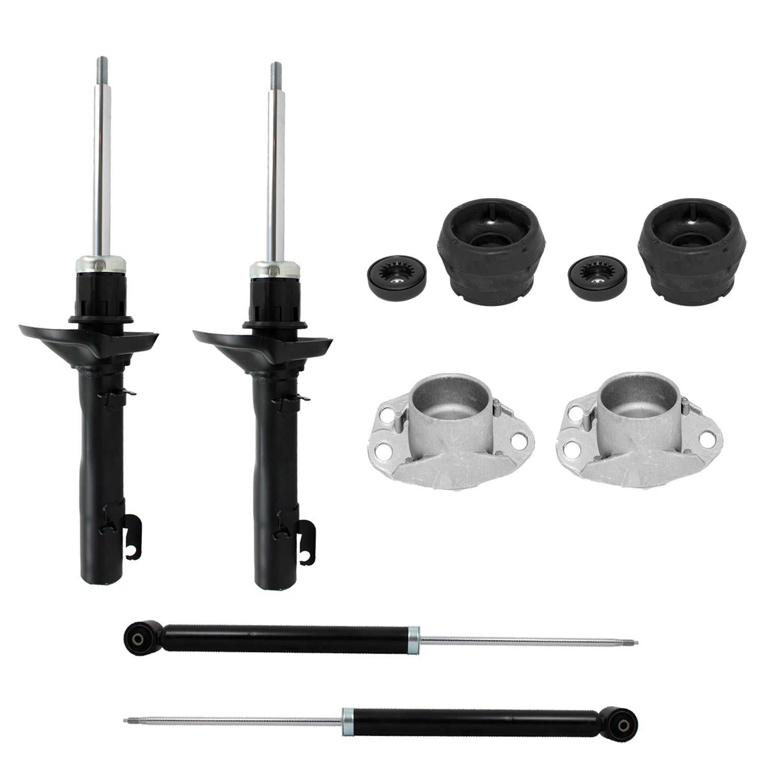 Kit Original Amortiguadores y Bases Volkswagen Jetta Iv 98-05 Kit 8 Piezas