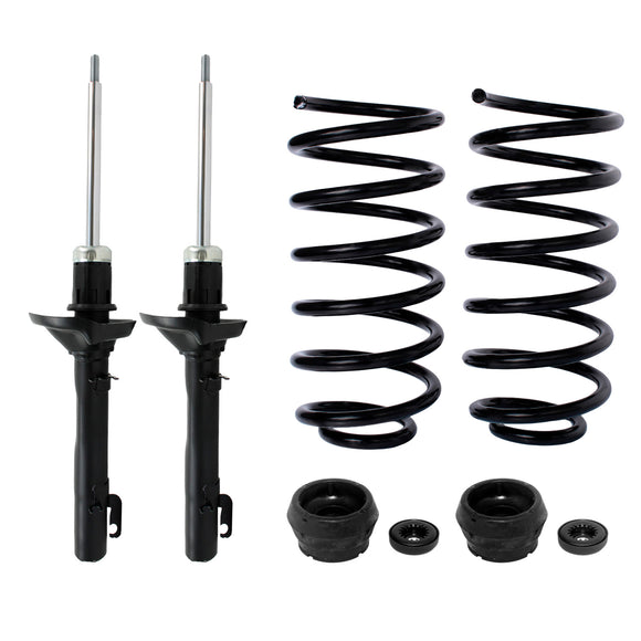 Kit Original Resortes, Amortiguadores y Bases Volkswagen Golf A4 (Reforzado) 1998-2005 Delanteros Kit 6 Piezas
