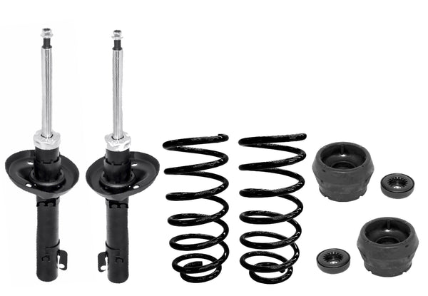 Kit Original Resortes, Amortiguadores y Bases Audi A3 98-03 Delanteros Kit 6 Piezas Reforzados