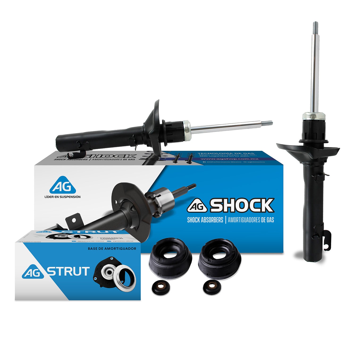 Kit Original Amortiguadores y Bases Volkswagen Jetta Clásico 08-15 Delantero Kit 4 Piezas