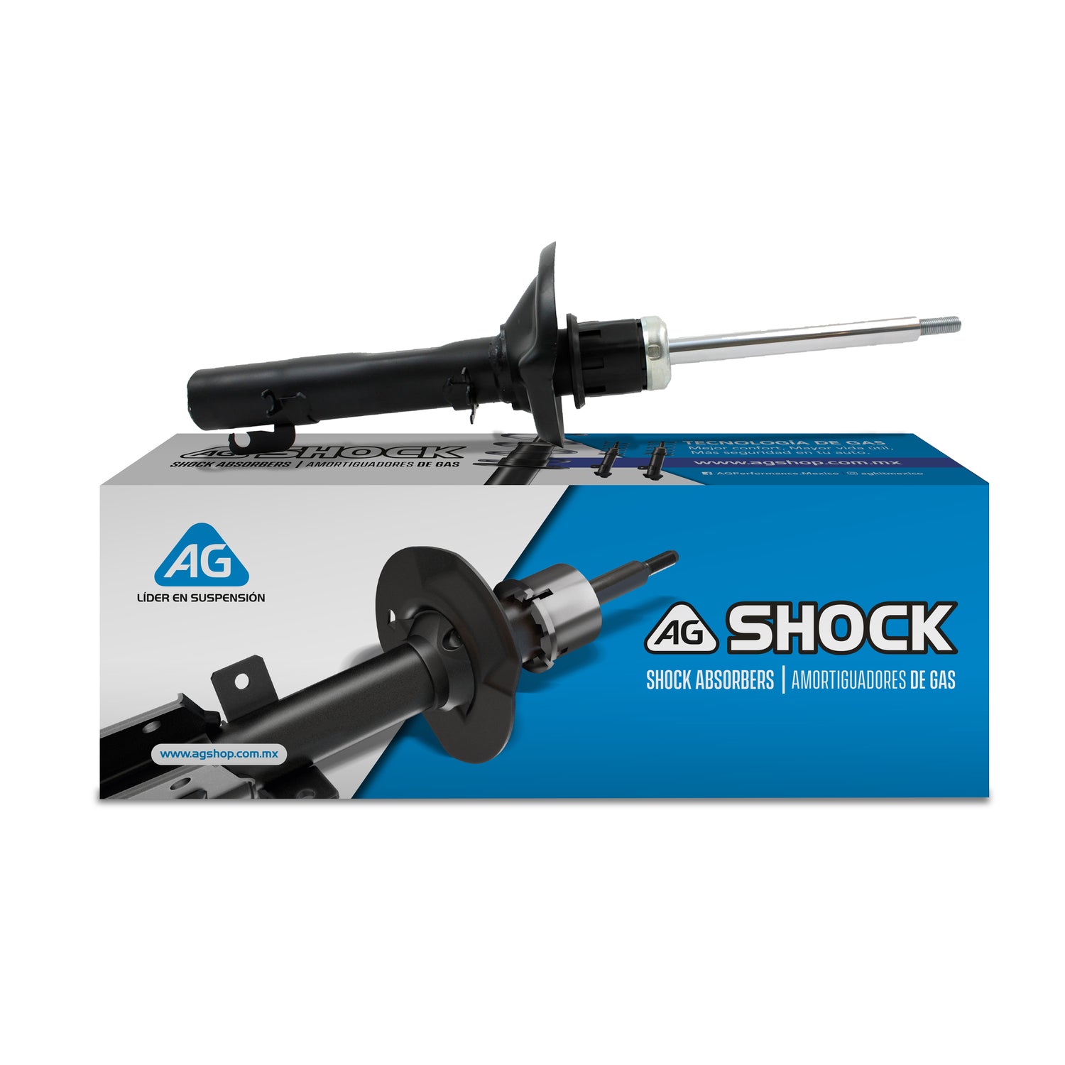 Amortiguador Original Ag Shock Volkswagen Golf A4 1999-2006 Delantero Izquierdo
