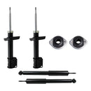 Kit 4 Amortiguadores y Bases Delanteras Chevy 1993 al 2013-1