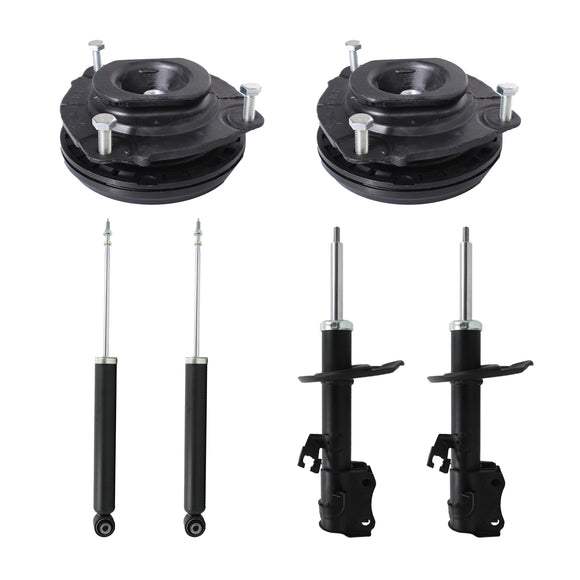 Kit 4 Amortiguadores + Bases Delanteras Sentra 2013 al 2019