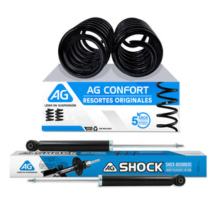 Kit Original Resortes y Amortiguadores Audi A3 04-12 Traseros Kit 4 Piezas