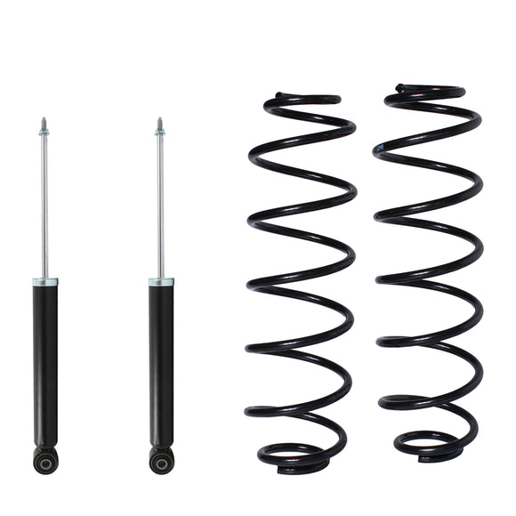 Kit Original Resortes y Amortiguadores Volkswagen Jetta A6 (Bicentenario) (Carter 55 mm) (Eje rígido Buje 14 mm) 2010-2012 Traseros Kit 4 Piezas