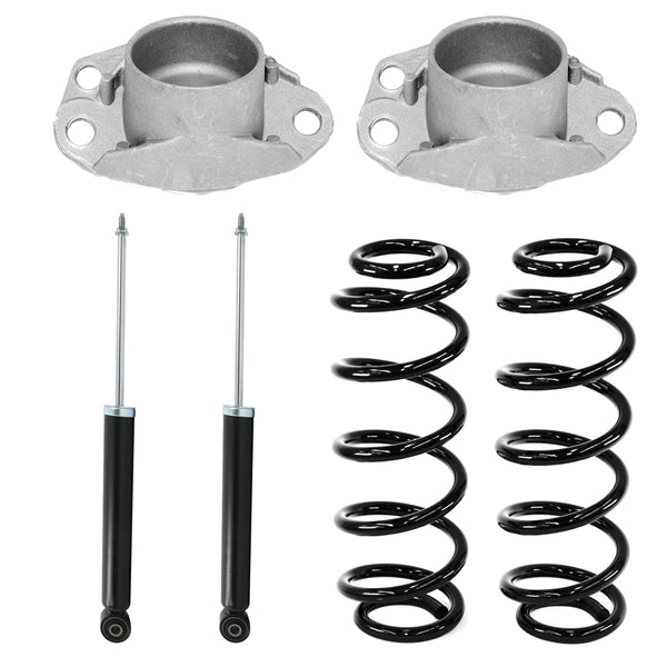 Kit Original Resortes, Amortiguadores y Bases Seat Leon 06-13 Traseros (Para Eje rígido trasero) Kit 6 Piezas