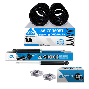 Kit Original Resortes, Amortiguadores y Bases Volkswagen Jetta A5 (Bora) 2005-2011 Traseros Kit 6 Piezas