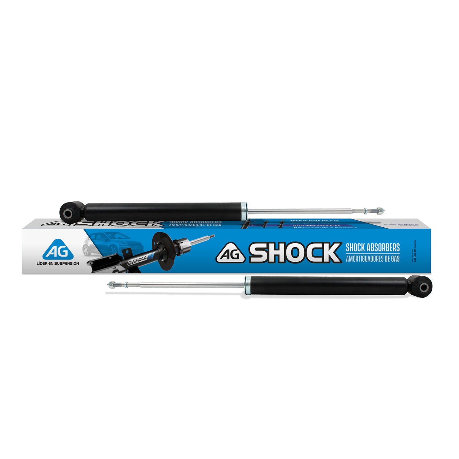 Amortiguadores Originales Ag Shock Kia Rio 06-11 Par Trasero