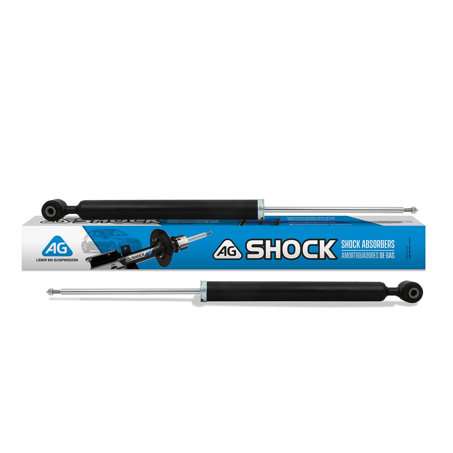 Amortiguadores Originales Ag Shock Mazda 2 (Tercera generación) 2008-2014 Par Trasero