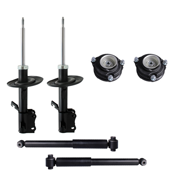 Kit 4 Amortiguadores + Bases Delanteras Sentra 2007 al 2012