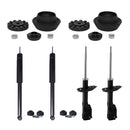 Kit 4 Amortiguadores y Bases Del Honda Fit 2009 al 2014 AG-1