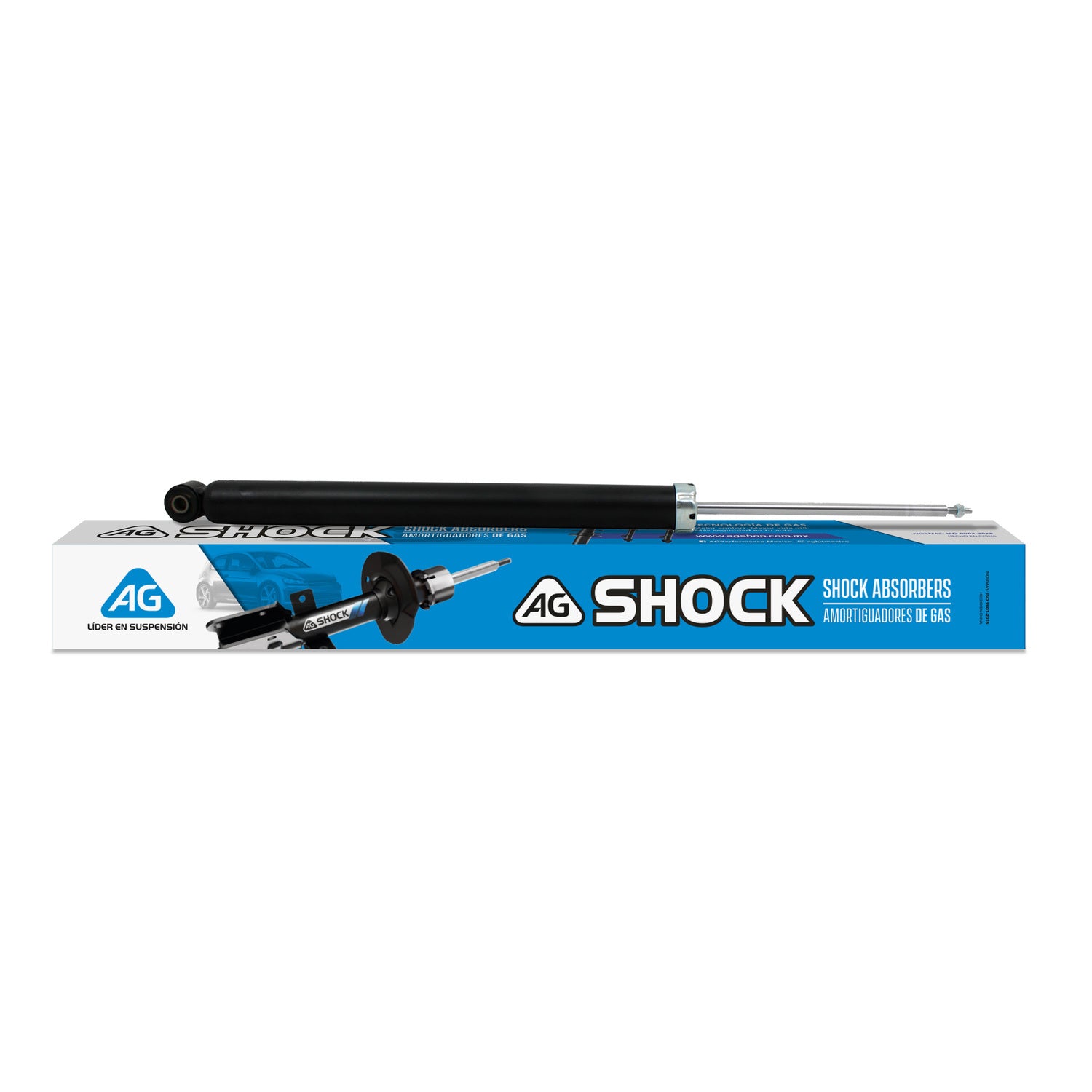 Amortiguador Original Ag Shock Ford Focus 2007-2011 Trasero Izquierdo
