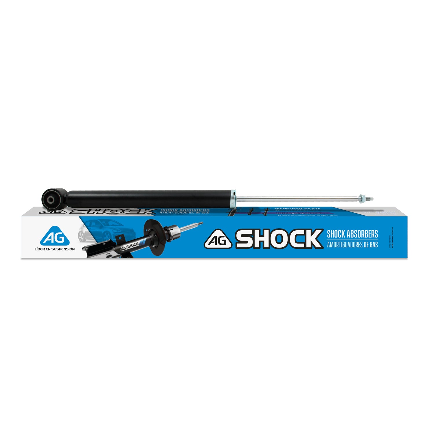 Amortiguador Original Ag Shock Volkswagen Lupo 2005-2009 Trasero Izquierdo