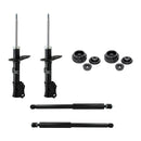 Kit AG 4 Amortiguadores + Bases Delanteras Aveo 2008 al 2017-1