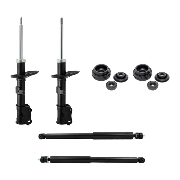 Kit AG 4 Amortiguadores + Bases Delanteras Aveo 2008 al 2017