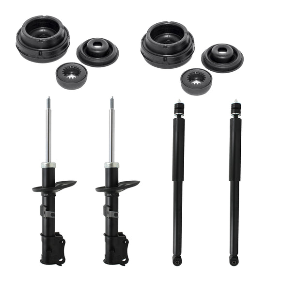 Kit AG 4 Amortiguadores + Bases Delanteras Aveo 2008 al 2017