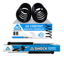 Kit Original Resortes y Amortiguadores Audi A3 97-00 Traseros Kit 4 Piezas-1