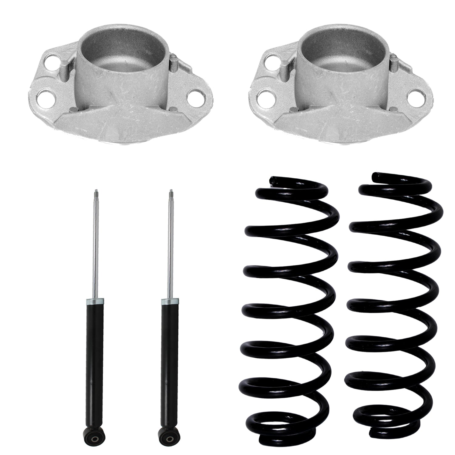 Kit Original Resortes, Amortiguadores y Bases Volkswagen Beetle 98-10 Traseros Kit 6 Piezas