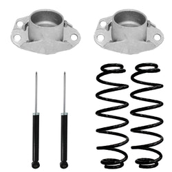 Kit Original Resortes, Amortiguadores y Bases Seat Leon 01-08 Traseros Kit 6 Piezas