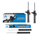 Amortiguadores Originales AG Shock Volkswagen Jetta A7 (Eje Suspensión Independiente Buje 14 mm) 2019-2025 Delanteros y Traseros-1