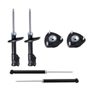 Kit 4 Amortiguadores y Bases Delantero Mazda 2 (Cuarta generación) 2015 al 2023-1