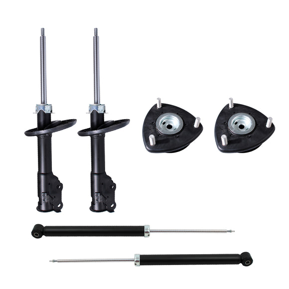 Kit 4 Amortiguadores y Bases Delantero Mazda 2 (Cuarta generación) 2015 al 2023