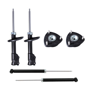 Kit 4 Amortiguadores y Bases Delantero Mazda 2 (Cuarta generación) 2015 al 2023