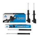 Amortiguadores Originales AG Shock Mitsubishi Attrage 2016-2019 Delanteros y Traseros