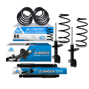 Kit Original Resortes y Amortiguadores Chevrolet Matiz 10-15