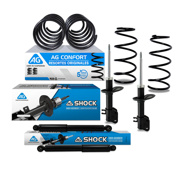 Kit Original Resortes y Amortiguadores Chevrolet Matiz 10-15