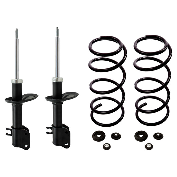 Kit Original Resortes, Amortiguadores y Bases Chevrolet Matiz 10-15 Del Kit X6