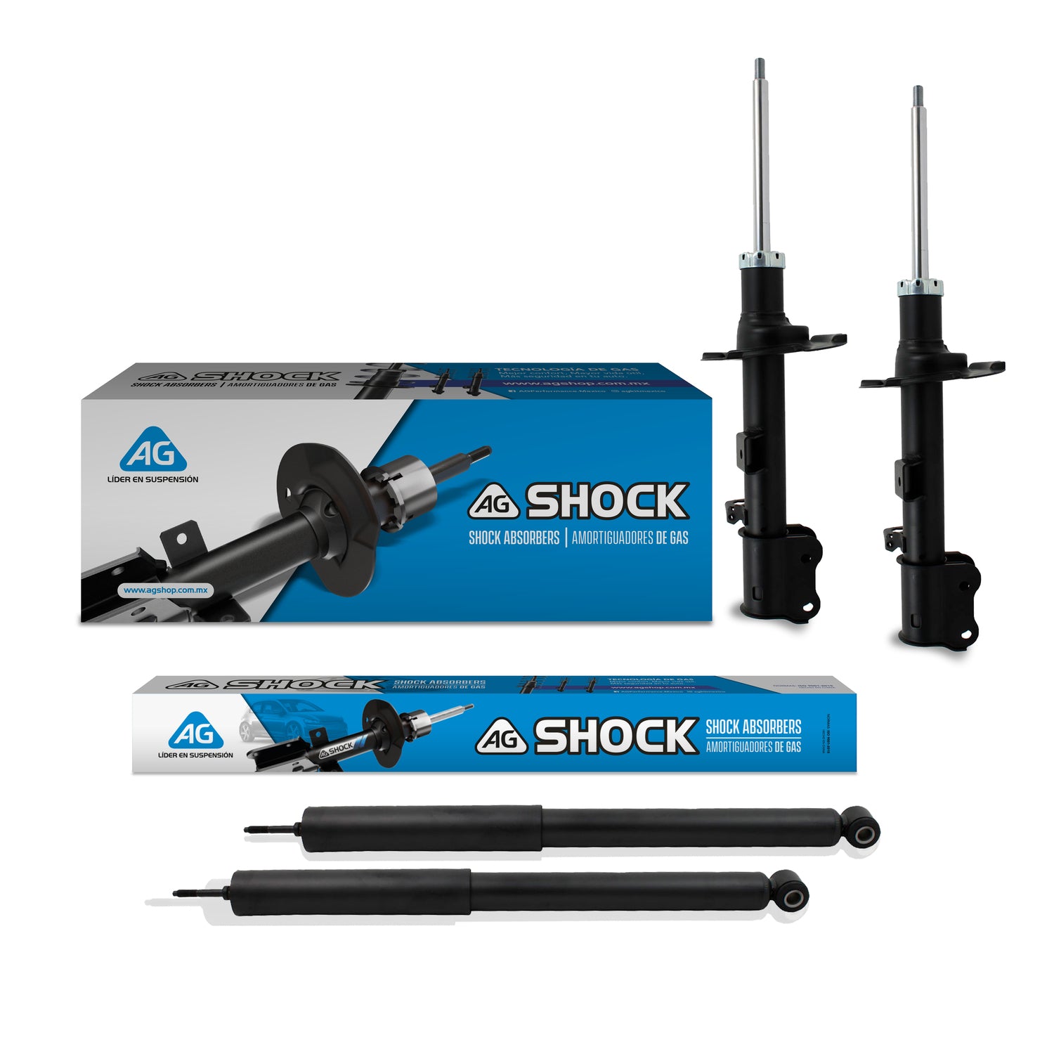Amortiguadores Originales Ag Shock Mazda Tribute 01-07 Kit 4 Piezas