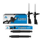 Amortiguadores Originales AG Shock Dodge Grand Caravan 2001-2007 Delanteros y Traseros