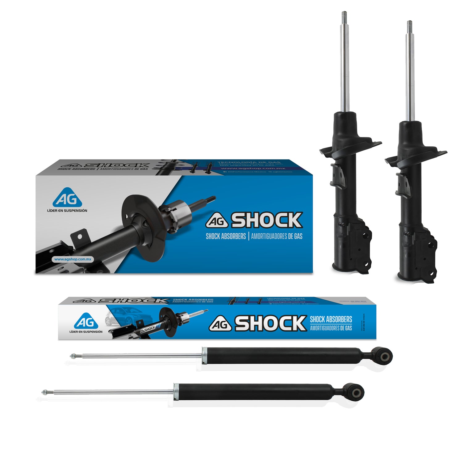 Amortiguadores Originales Ag Shock Mazda 2 2012-2015 4 Piezas