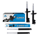 Amortiguadores Originales AG Shock Fiat Mobi 2017-2023 Delanteros y Traseros-1