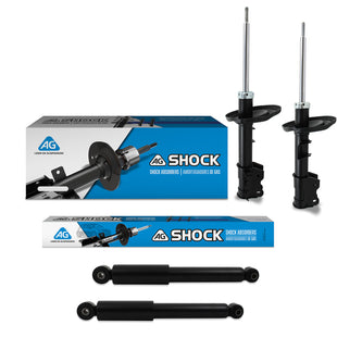 Amortiguadores Originales AG Shock Fiat 500 (Todos Importado Excluye Abarth) 2009-2013 4 piezas